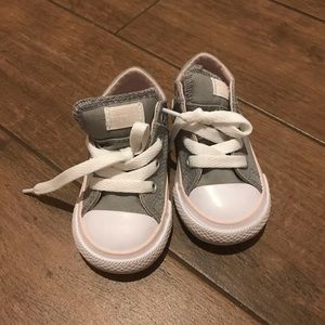 Pink & Gray Toddler Converse Sneakers
